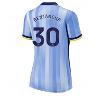 Maglia Calcio Tottenham Hotspur Rodrigo Bentancur #30 Seconda Divisa Donna 2024-25 Manica Corta